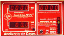 Analizador de Gases XD5 Frente